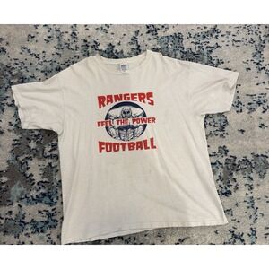 Vintage Rangers Football Anvil T-Shirt‎ Men's XL